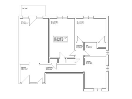 2 CH - 1 SDB - Montréal - $1,589 /mo
