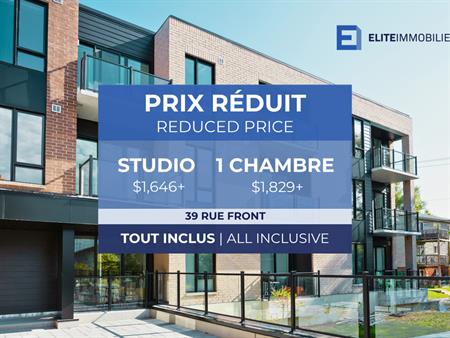 $1646 - STUDIO - Tout Inclus - FRONT