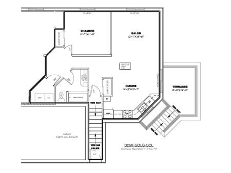 Logement 3 1/2 à Mirabel occupation au mois ou long terme