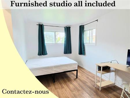 Studio tout inclus 1 1/2 - 10 min du terminus Longueuil - disponible 1er juillet 2026
