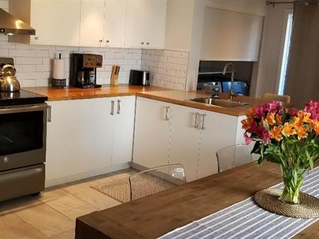 Bas de duplex à louer – 3 CAC, cour clôturée, animaux acceptés!