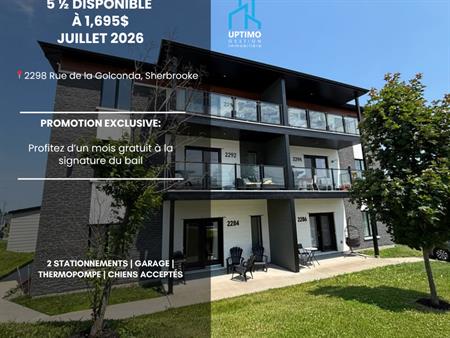 5 ½ HAUT DE GAMME|| GARAGE PRIVÉ