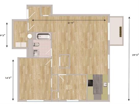 2 CH - 1 SDB - Montréal - $1,700 /mo