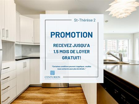 2 Bedroom + Den - 301 Place Claude-Dagenais, Sainte-Thérèse
