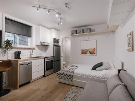 Loft entièrement meublé à louer Sainte-Foy / Sillery juillet 2026