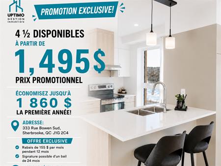 MAGNIFIQUES 4½ | CONSTRUCTION NEUVE