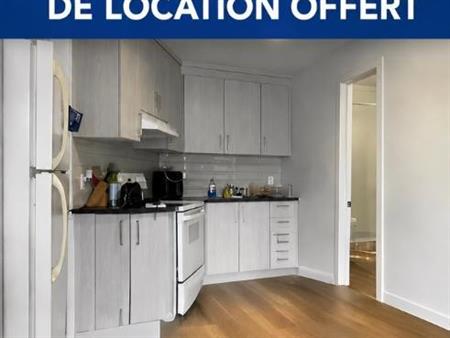 Appartement 4½ à louer — Premier mois offert
