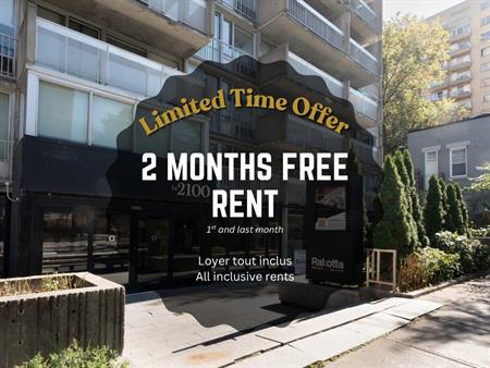 1 Bedroom - 2100 Boulevard De Maisonneuve West, Montréal