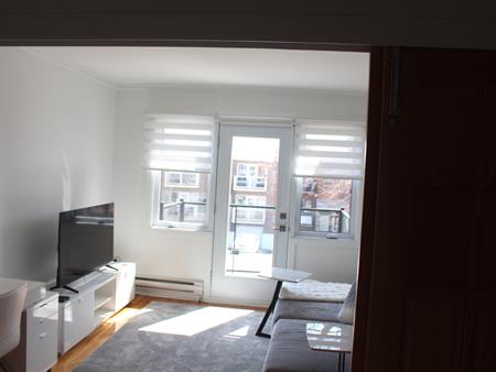 Apt. 3 1/2, Meublé Et Rénové