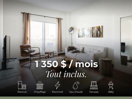 3 ½ Tout Inclus à Louer