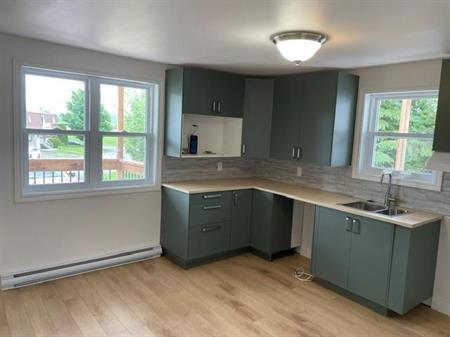 Thetford Mines, 5 1/2 à louer au 1er étage, entièrement rénové, près du Cégep et d'une école primaire