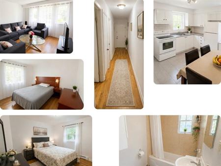 Superbe et lumineux logement 4,5 Ahuntsic-Cartierville