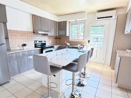 Très beau 6 1/2, 3 chambres + bureau fermé, 2e étage, thermopompe, Ahuntsic