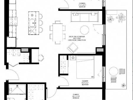 Condo 5 1/2, 3 ch, 2 sdb Brossard tout inclus, chiens acceptés