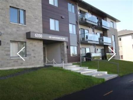 Grand 41/2 style condo - droit au chien, aout ou sept.