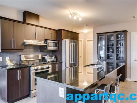 Gatineau – Superbe condo 3 1/2 à louer – Vue sur le Château Cartier et la rivière des Outaouais