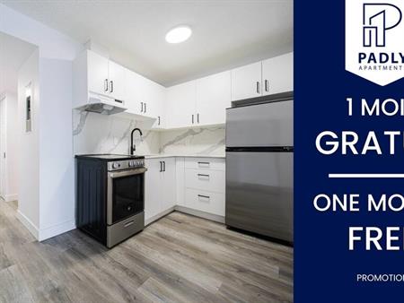 1 MOIS GRATUIT - Mtl Studio & 3 1/2