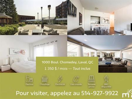 3 ½ Tout Inclus à Louer