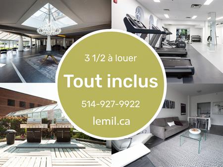 3 ½ Tout Inclus à Louer