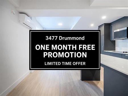 Studio - 3477 Drummond, Montréal